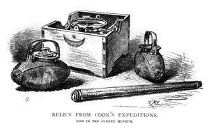 Reliques des expéditions de Cook, 1886