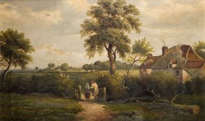 Scène de Cottage, Marston Green - W P Cartwright