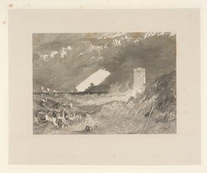 Entrée du port de Fowey, Cornouailles - W. R. Smith