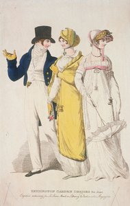 Robes de Kensington Garden pour juin, vers 1810