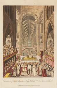 Le couronnement du roi Guillaume IV et de la reine Adélaïde - W. Read