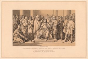 Couronnement de Harold Roi des Anglo-Saxons, 1066