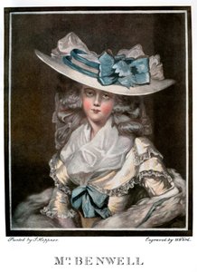 Portrait de Mary Benwell, vers 1785, 1901