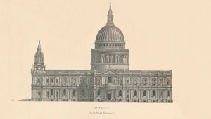 Saint-Paul - élévation du flanc sud, 1889