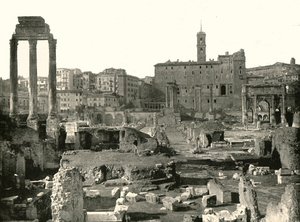 Vue générale du Forum, Rome, Italie, 1895 - W and S Ltd