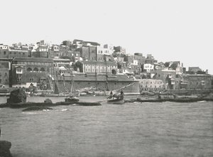 Vue depuis la mer, Jaffa, Palestine, 1895