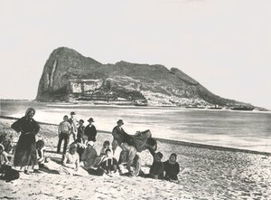 Vue du Rocher depuis la mer, Gibraltar - W and S Ltd