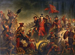 Mort de Stanislaw Zolkiewski dans une bataille de Cecora 1620 - Walery Eljasz Radzikowski