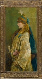 Portrait de Sarah Bernhardt en Roxanna dans "Adrienne Lecouvreur" - Walford Graham Robertson