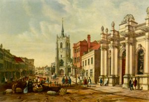 Halle du marché, Sudbury, vers 1850, 1943