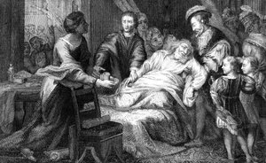 La mort de Léonard de Vinci, 1519