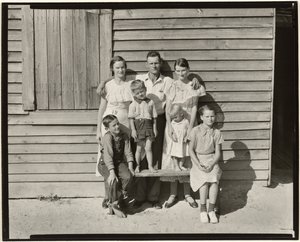 Famille de métayers, comté de Hale, Alabama / Famille Burroughs, comté de Hale, Alabama