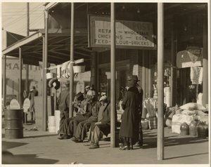 Scène de trottoir, Selma, Alabama