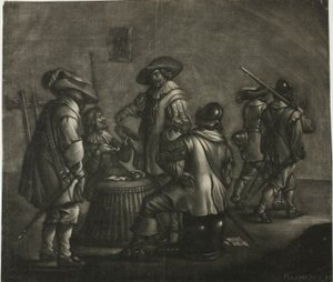 Groupe de six soldats