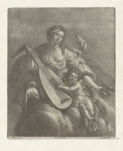 Hébé et Amour sur un nuage