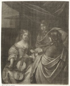 Fille avec un violoncelle - Wallerant Vaillant