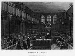 Chambre des communes, Westminster, Londres, 1815 - Wallis
