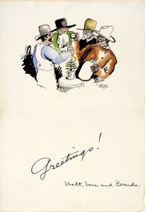 Vœux de Noël 1931 - Walt Kuhn