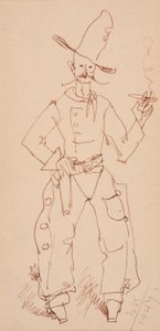 Cow-boy fumeur - Walt Kuhn