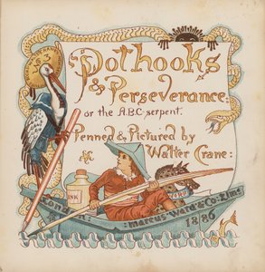 Illustration pour Pothooks and Perseverance par Walter Crane - Walter (after) Crane
