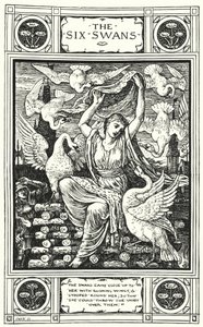 Les Six Cygnes - Walter (after) Crane