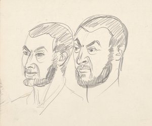 Deux études de portrait
