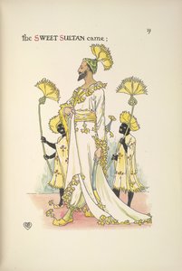 Un sultan, un des invités au mariage - Walter Crane