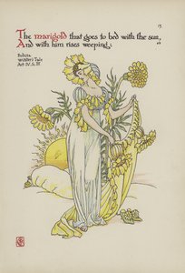 Fleurs du jardin de Shakespeare - Walter Crane