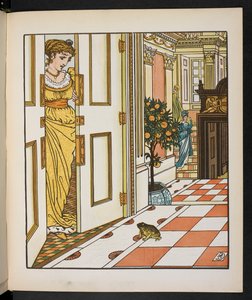 Illustration pour le Prince Grenouille - Walter Crane