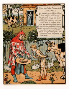 Jack vend sa vache pour des haricots, du livre d