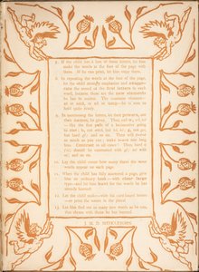 Instructions de lecture pour un enfant. Une bordure florale, avec des chérubins