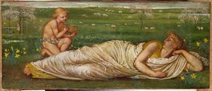 La Terre et le Printemps, 1875 - Walter Crane