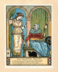 La princesse apprend à filer, du livre d