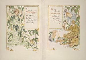 Clématite des haies et vin de sops - Walter Crane