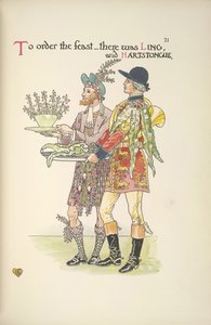 Deux serviteurs, Ling et Hartstongue - Walter Crane