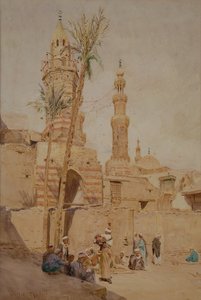 Scène de rue arabe, Le Caire - Walter Frederick Roofe Tyndale