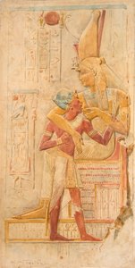 Isis allaitant Seti I, Abydos - Walter Frederick Roofe Tyndale