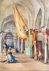 Le sanctuaire de Sakhlun, Rosette (lithographie couleur) - Walter Frederick Roofe Tyndale