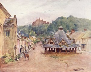 Wessex : Château de Dunster et marché de la laine