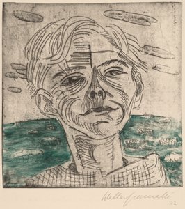Homme à la mer, autoportrait