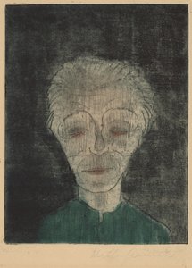 Homme fatigué, Autoportrait, 1923