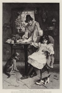 Petit-déjeuner terminé, la grâce est dite - Walter Granville Smith