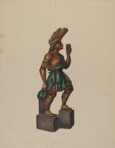 Indien de magasin de cigares, vers 1936 - Walter Hochstrasser
