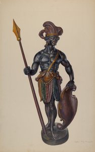 Indien de magasin de cigares, vers 1937 - Walter Hochstrasser