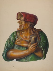 Figure de taverne, vers 1937 - Walter Hochstrasser