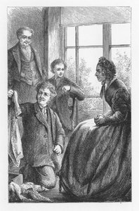 Scène de Le Moulin sur la Floss de George Eliot, vers 1880