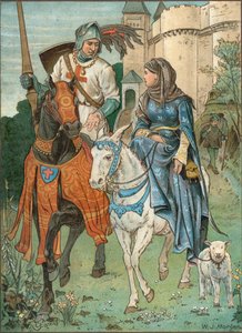 Una et le Chevalier à la Croix Rouge - Walter Jenks Morgan
