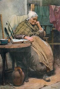 Une vieille femme cornouaillaise, vers 1880