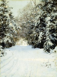 Arbres chargés de neige - Walter Launt Palmer