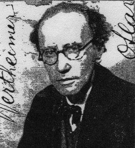 Oskar (Oscar) von Wertheimer, écrivain hongrois (b. Vienna 1892- d.1944) (photo b/w)